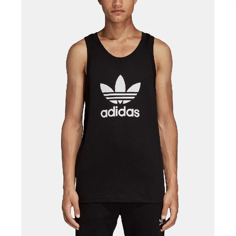 Adidas Men's Originals Trefoil Tank Black Size Small