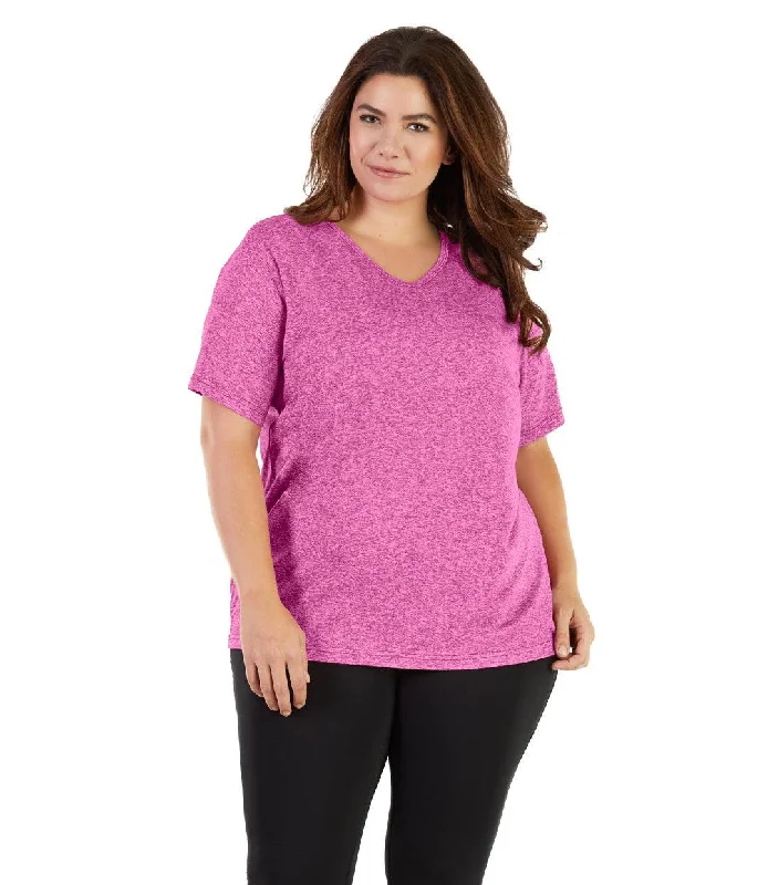 women's T-shirts for autumnSoftWik Basic V-Neck Tee