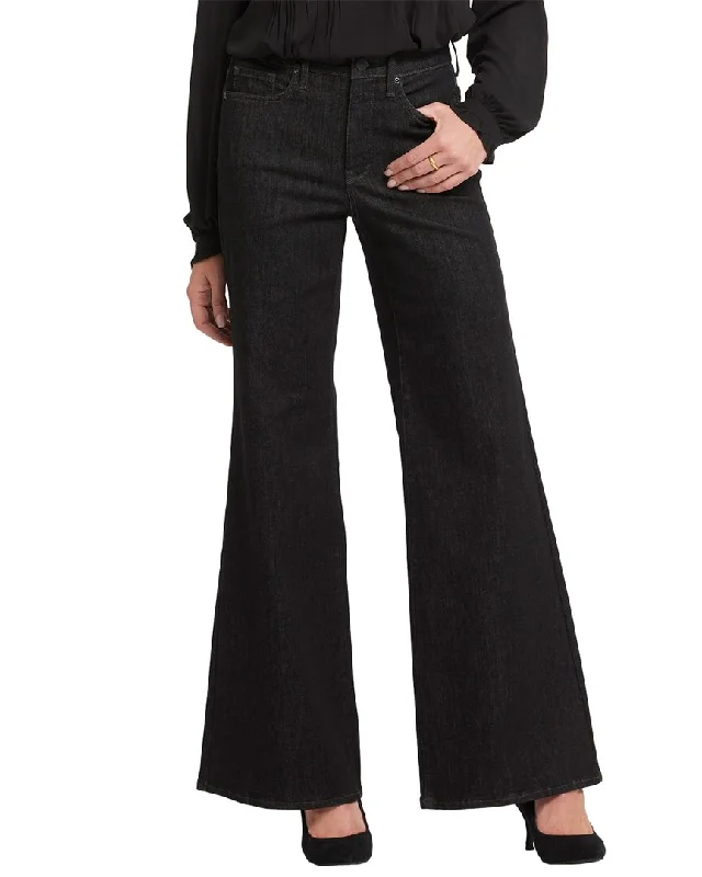 women's denim jeans with pocketsNYDJ Mia Eternity Palazzo Jean