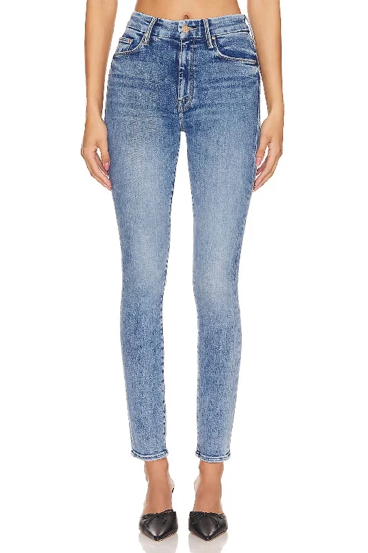 women's denim jeans for a comfortable fitHigh Waisted Skinny Looker Ankle Jeans In On The Road