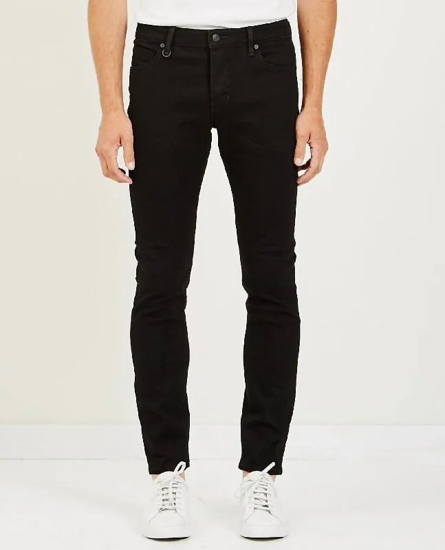 women's denim jeans for a glamorous eveningThe Iggy Perfecto Stretch Skinny Jeans In Black