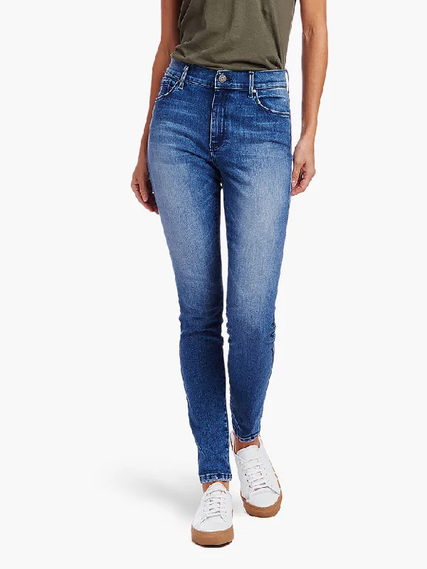 women's denim jeans for hourglass figuresHigh Rise Skinny Moore Jeans