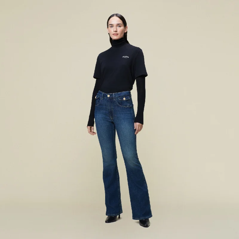 women's denim jeans for a night at the clubRiyoko Marco Dusk - High Rise Flare