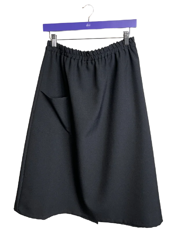 women's leather skirtsAdaptive Wrap Around Skirt - Black