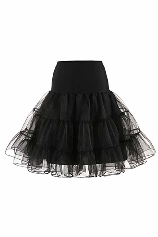 women's high-slit skirts50s Retro Boneless Skirt Ballet Skirt Petticoat