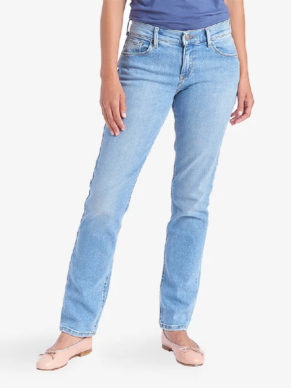 women's mid-rise denim jeansSlim Straight Grand Jeans