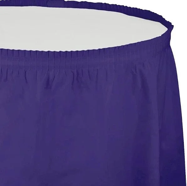 women's lightweight linen skirts for warm weatherPurple Table Skirt | 1ct