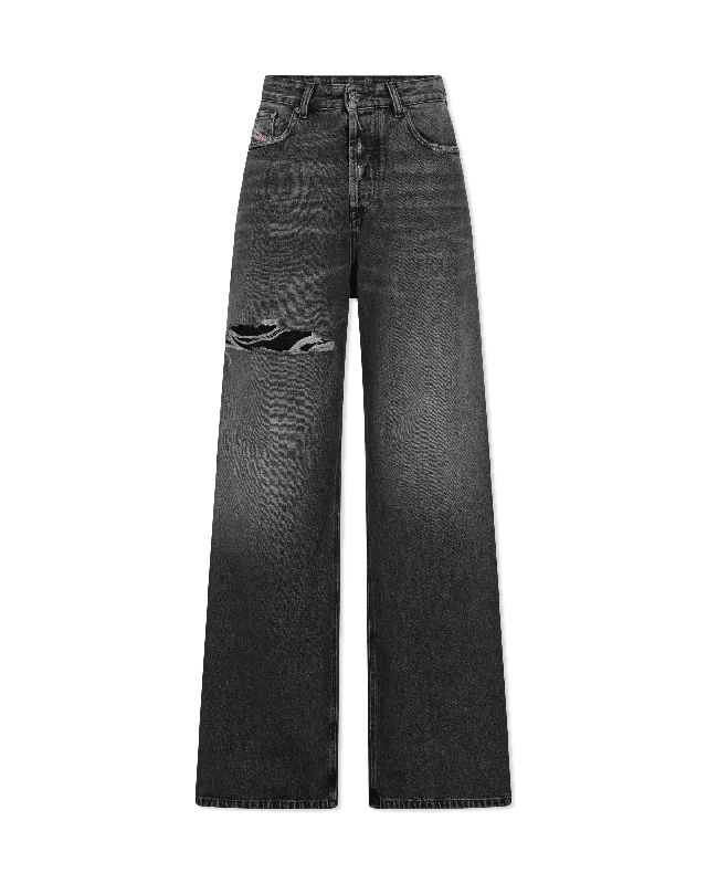 women's flare denim jeans1996 D-Sire L.32 Straight Leg Trousers