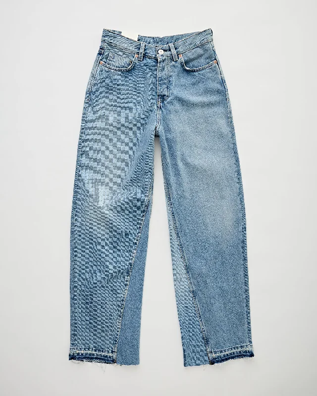 women's faded denim jeansApril Jeans Sky