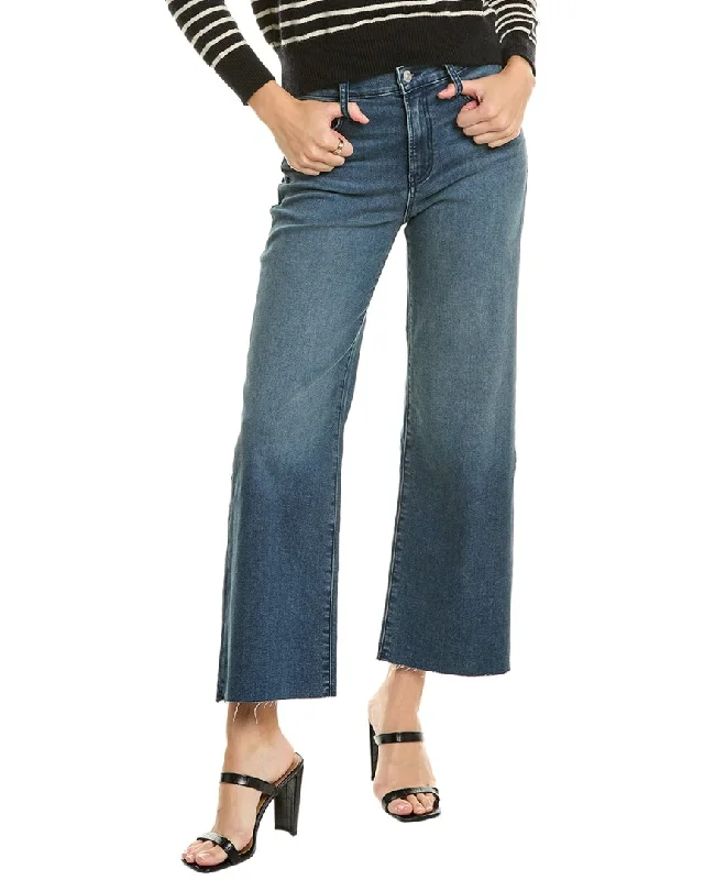 women's cropped denim jeansHUDSON Jeans Rosalie Bocachia High-Rise Wide Leg Jean