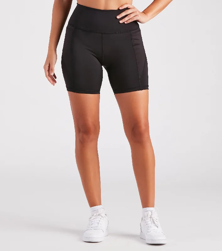 women's trendy shortsStylish And Seamless High-Rise Biker Shorts