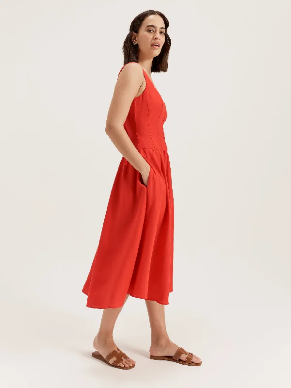 casual chic midi dressesCoralli Midi Dress