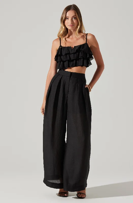 women's elegant pantsEllyana Wide Leg Pants