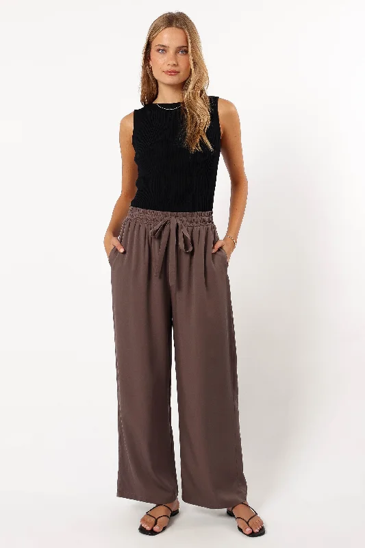 women's everyday pantsTeddy Pant - Charcoal