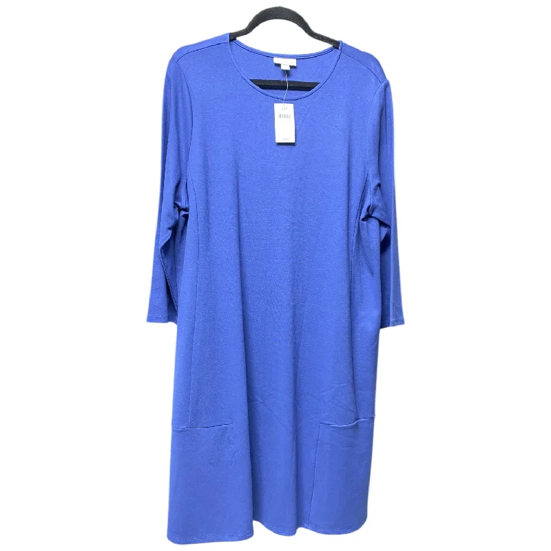 women's bow dressesDress Casual Short By J. Jill In Blue, Size: L