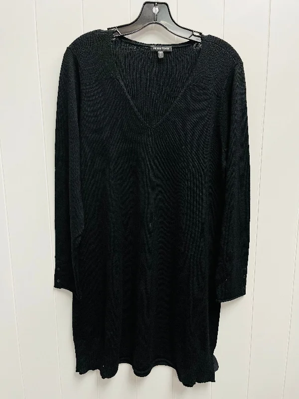 women's neon dressesDress Sweater By Eileen Fisher In Black, Size: M