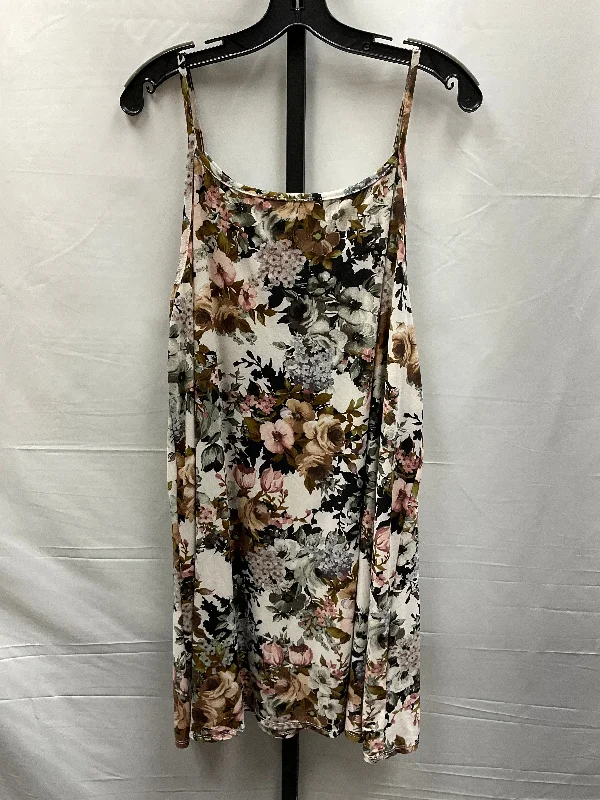 women's bridesmaid dressesFloral Print Dress Casual Short Vibe, Size 3x