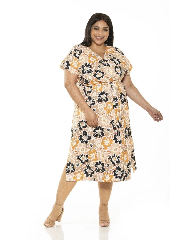 women's stylish dressesIris Wrap Dress - Plus Size