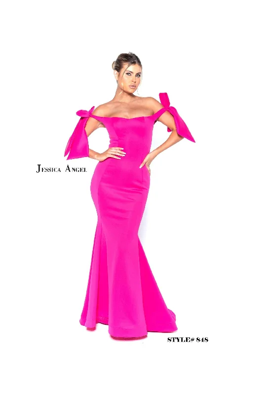 Formal Dress for Ballet PerformancesJessica Angel Off Shoulder Long Formal Dress 848