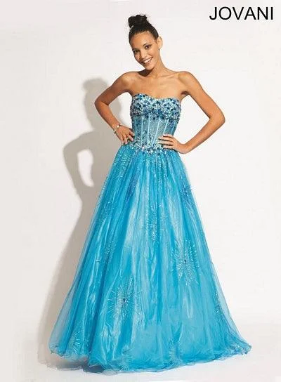 Formal Dress for Creative ThemesJovani 6107 Beaded Long Formal Dress