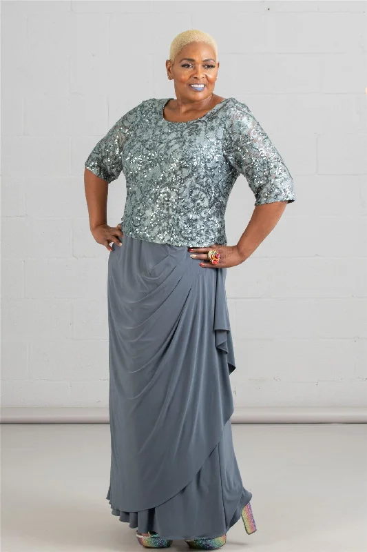 Formal Dress for Urban ThemesLe Bos Long Mother of the Bride Formal Dress 28232