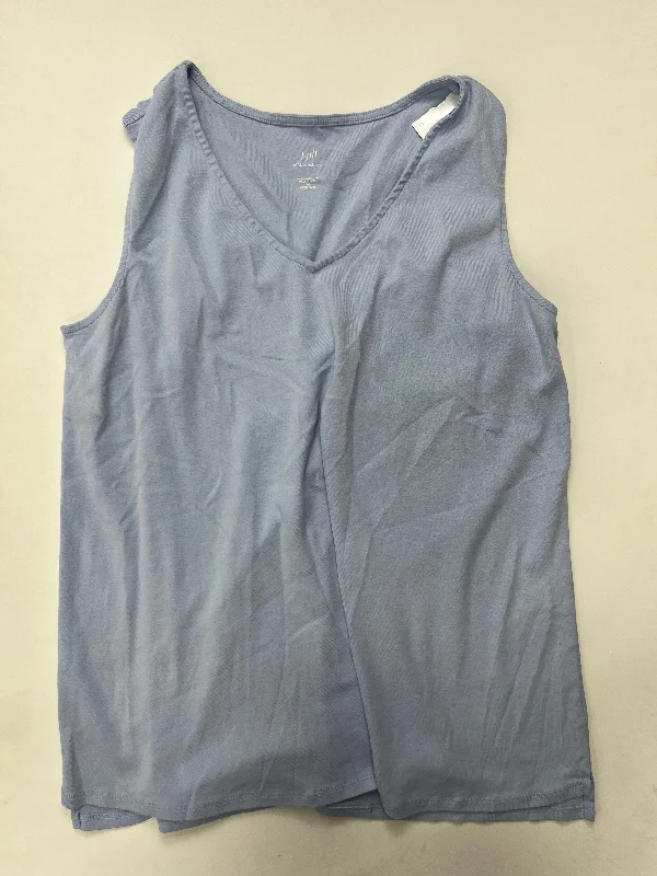 women's tops for those who want to wear pieces that are both functional and fashionableLight Blue Top Sleeveless J Jill, Size 1x