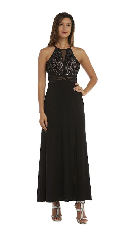 Formal Dress for Tennis TournamentsMorgan & Co 12524 Formal Inset Bodice Long Formal Dress