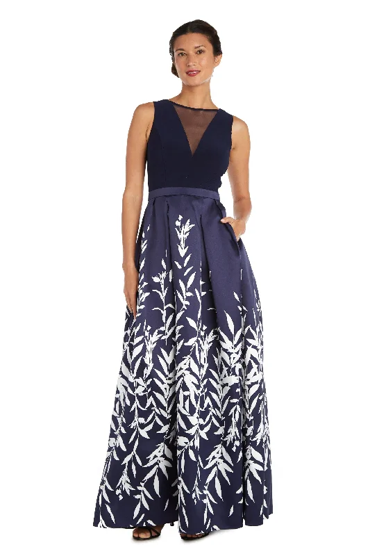 Formal Dress Shopping GuidesMorgan & Co 12961 Long Printed Skirt Formal Dress