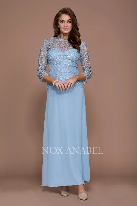 Formal Dress for Outdoor WeddingsMother of the Bride Long Sleeve Formal Dress