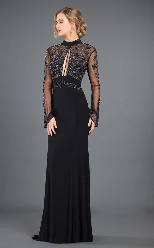 Classic Formal Dress StylesRachel Allan Long Sleeve Fitted Formal Dress 8266