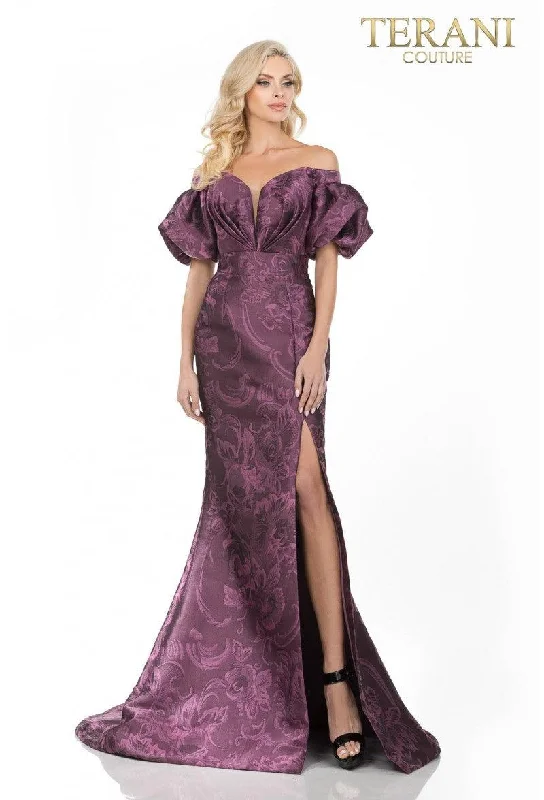 Formal Dress for Charity AwardsTerani Couture 2021M2965 Long Formal Dress