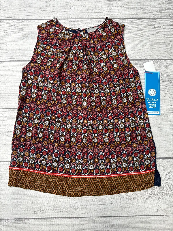 women's tops for those who appreciate subtle and muted tonesTop Sleeveless By Anthropologie In Multi-colored, Size: Xs