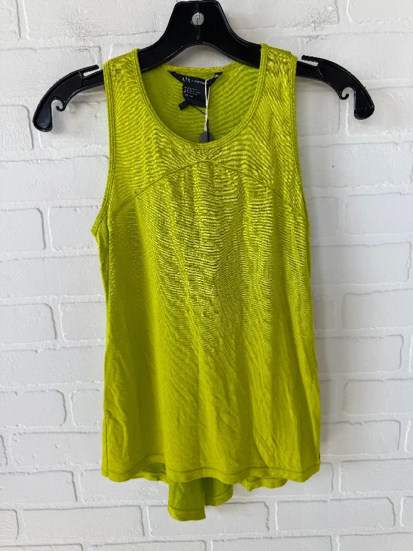 women's tops for those who want to create outfits that are both trendy and timelessTop Sleeveless By Armani Exchange In Green, Size: Xs