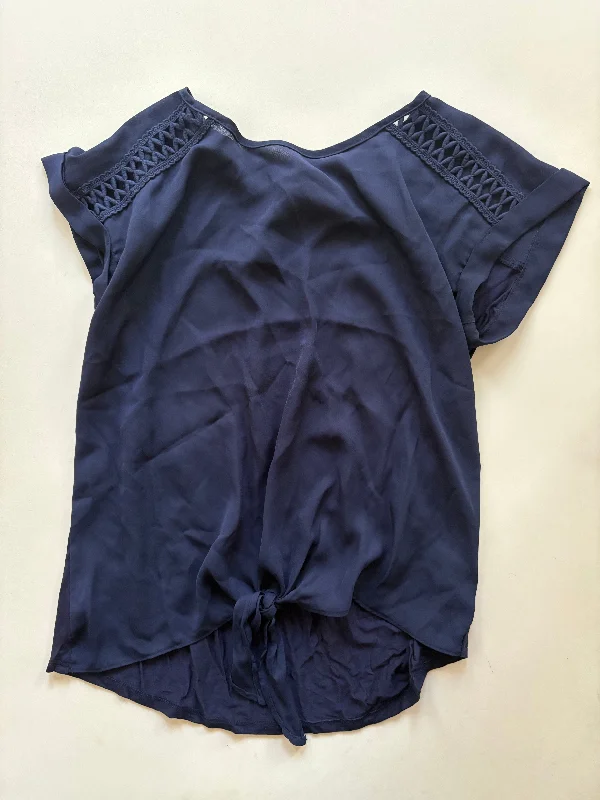 women's tops with spaghetti straps and deep V-necksTop Sleeveless By Fortune & Ivy In Blue, Size: Xs