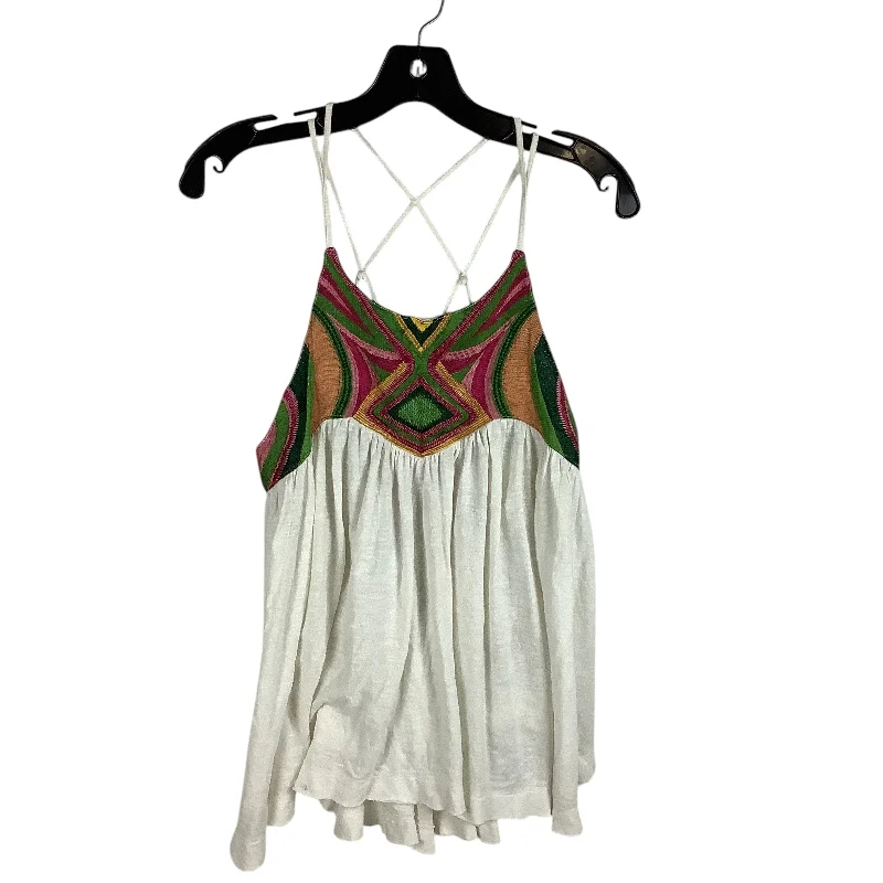 women's tops with sheer overlaysTop Sleeveless By Free People In White, Size: M