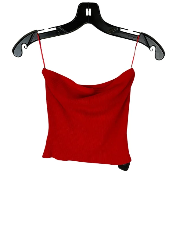 women's tops for casual FridaysTop Sleeveless By Maeve In Red, Size: S