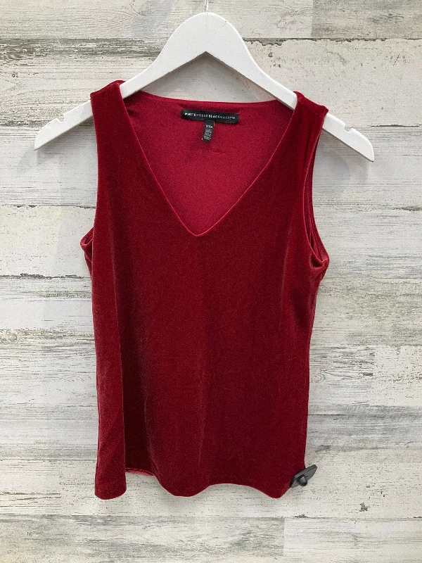 women's tops for fashion-conscious professionalsTop Sleeveless By White House Black Market In Red, Size: Xxs