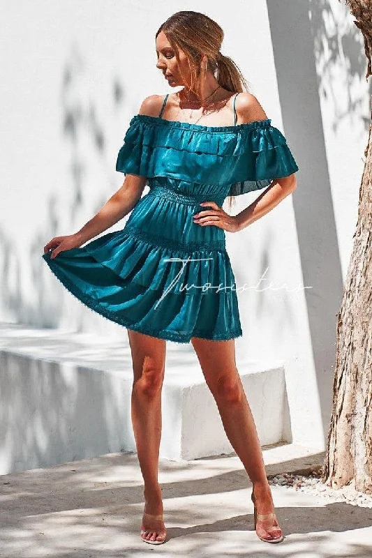 women's mother of the bride dressesCassie Dress - Teal