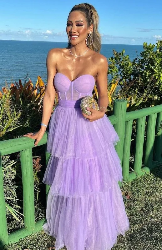 prom dresses for summer2023 Prom Dresses, Long Purple Prom Dresses     S1435